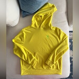 Dudley Stephens Yellow Hendrie Hoodie in Terry Fleece